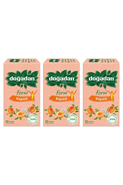 Doğadan Form Mixed Herbal Tea with Apricot 20 Pieces X 12 Pieces