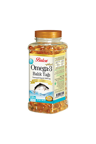 Balen Omega 3 Plus Balık Yağı 1380 Mg*100 Kapsül