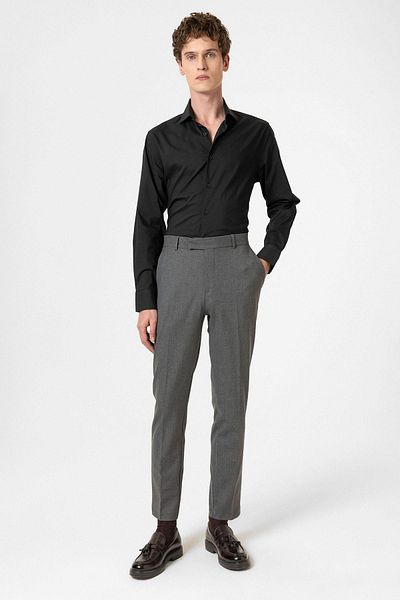 Antioch Anthracite Classic High Waist Men's Trousers