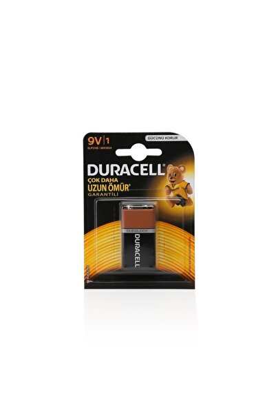 Duracell Pil 9 Volt x10 Adet