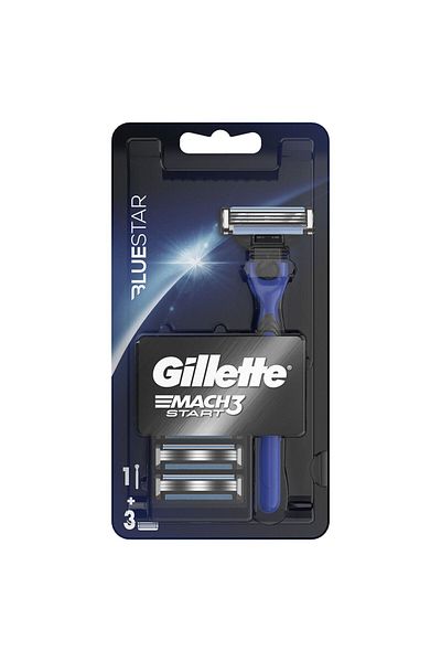 Gillette Mach-3 Machine 3 Spare (Blue Start)