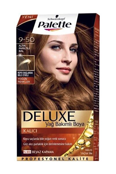 Palette Deluxe Saç Boyası 9-50 Altın Parıltılı Bal