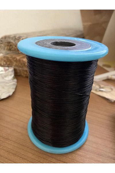 312 KONSEPT 0.5mm 450 Meter Black Misina Coil Jewelry Hobby Bag Rope