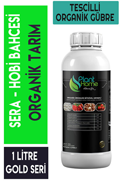 Plant Home Power Mix Aminoasit İçeren Sıvı Organik Gübre – 1 Litre | Hobi Bah...