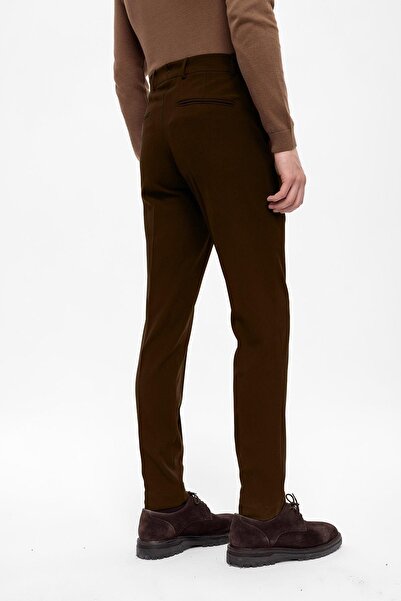Antioch Light Brown Men's Fabric Trousers