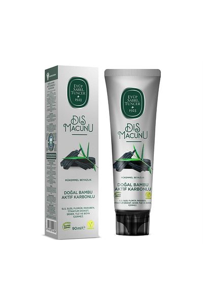 Eyüp Sabri Tuncer Toothpaste Natural Bamboo Carbon 90 ml Est Vegan