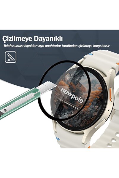 redmud teknoloji Huawei GT5 Pro 46 MM ile Uyumlu Kırılmaz Cam Yüksek Hassasiyetli Nano Ekran Koruyucu