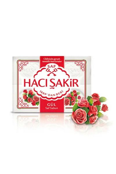 Hacı Şakir 4 Bath Soaps - Rose 600 Gr