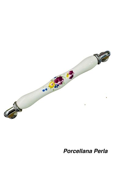 Porcellana Perla (16cm)-Porcelain Cabinet Drawer Kitchen Bathroom Children's Room Furniture Handle-Handle-Handle-Handle-Metal-Sapphire160Mm