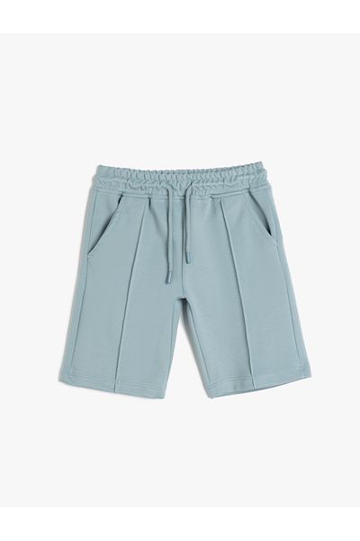 Koton Pantaloni scurți Bermude cu cusături și talie elastică