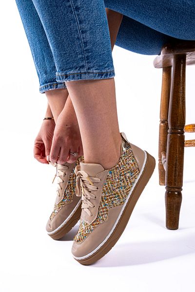 Melek Tuna Pantofi casual de damă cu model lateral, pantofi sport de damă, pantofi casual eleganti de damă