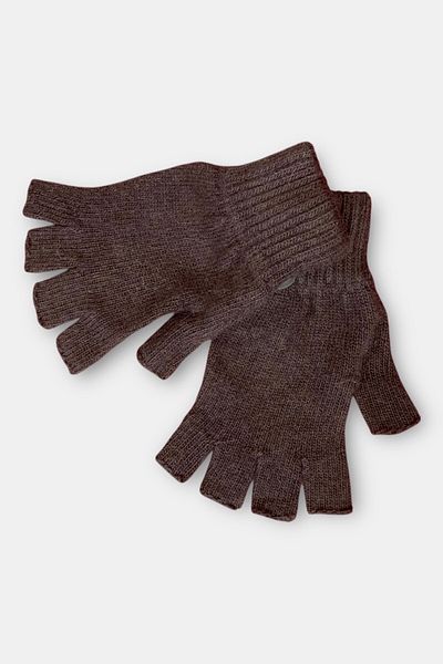 CANMODA ΓΥΝΑΙΚΕΙΑ ΓΑΝΤΙΑ ANGORA CUT - ΚΑΦΕ
