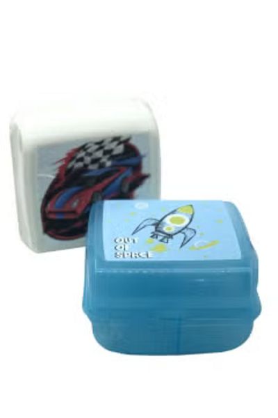 Generic 2 Pcs Lunch Box Set for School for Boys
