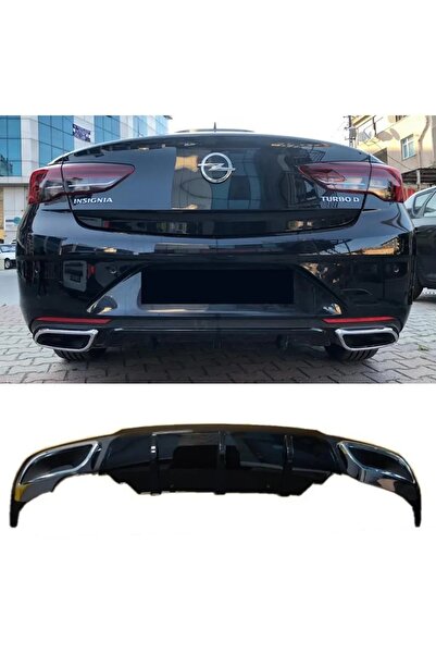 Harphour Opel Insignia B Gsi Difüzör Arka Tampon Eki Egzoz Görünümlü Parlak S...