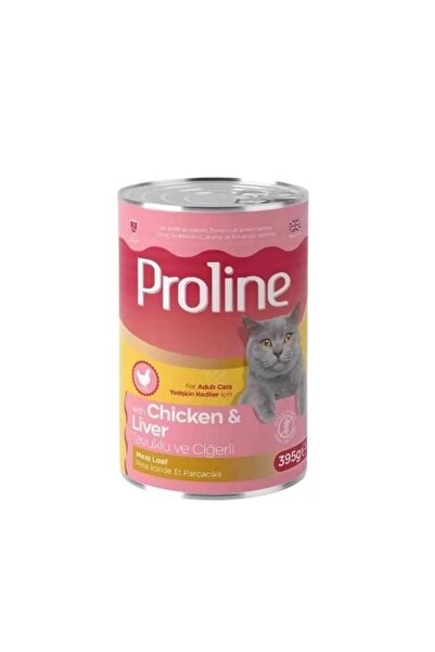 Proline Tavuklu ve Ciğerli Gravy Yetişkin Kedi Konserve Maması 395 Gr