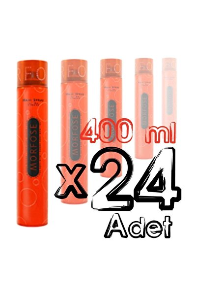Morfose Saç Spreyi 400 ml Turuncu x 24 Adet