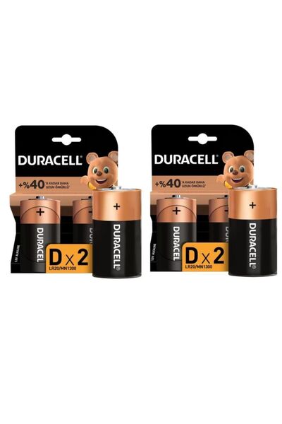 Duracell Pil Büyük D 2 Li