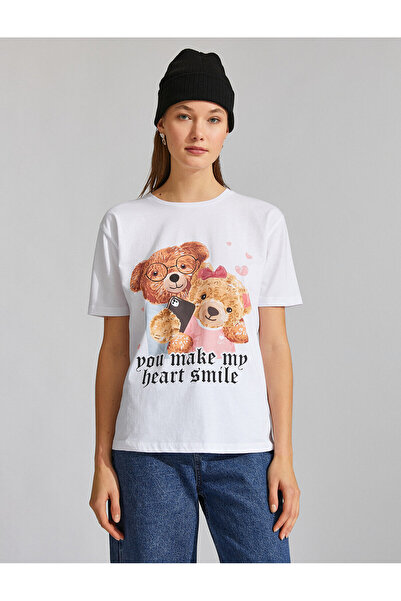 Koton Potištěné tričko s krátkým rukávem