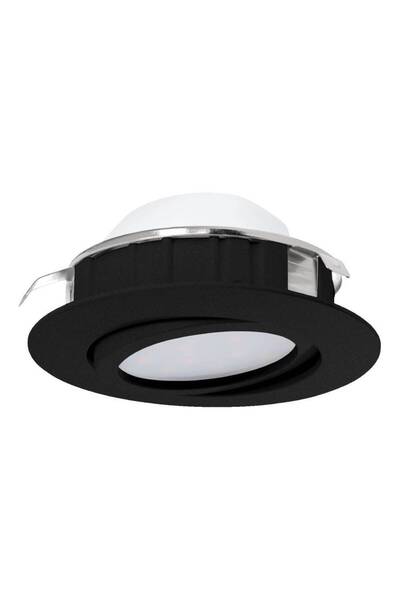 Eglo 900748 "PINEDA" 8,4 Cm Çapında Plastik Siyah Sıva Altı Gömme Spot
