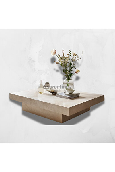 travertine house Traverten Orta Sehpa