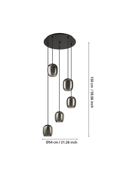 Eglo 901194   "Ciampino" Indoor Pendant Chandelier