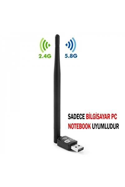 OEM 150Mbps Usb Antenli PC WiFi Kablosuz Alıcı Adaptör WLAN