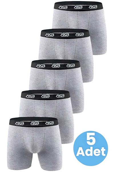 Tezzgelsin Men's Lycra 5-Pack Boxers