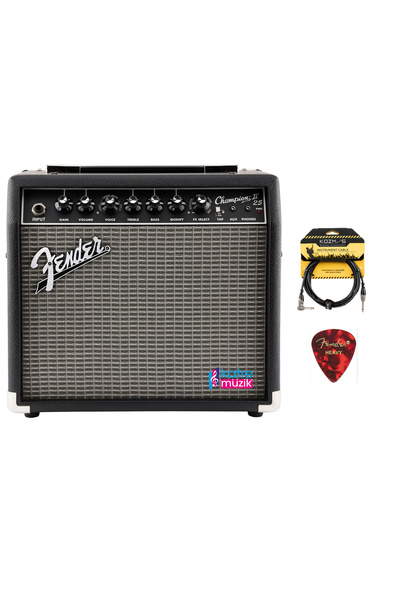 FENDER Champion II 25 Elektro Gitar Amfisi (Jak Kablo, Pena)