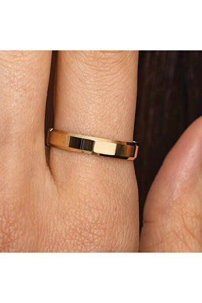 an altın nesil Altın Nesil Alyans - Kırık Kenar Parlak Düz Kesim Alyans