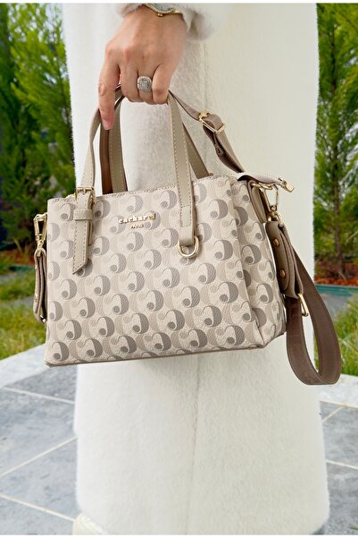 Cacharel Paris Women's 4 Compartments Hand and Shoulder Bag