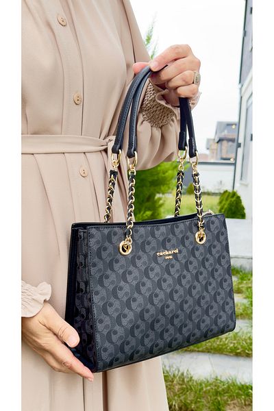 Cacharel Original Cacharel Shoulder Bag Hand and Shoulder Bag with Chain Accessories
