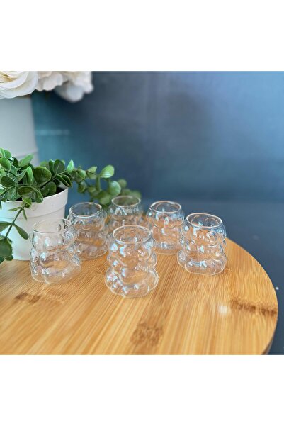 hinezahome Üzüm Kahve Yanı Bardak 6 Adet