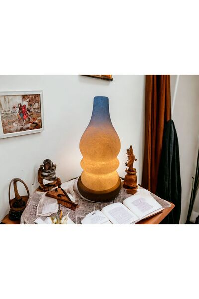 tuzdiyarim Davut yıldızı baskılı tuz lambası