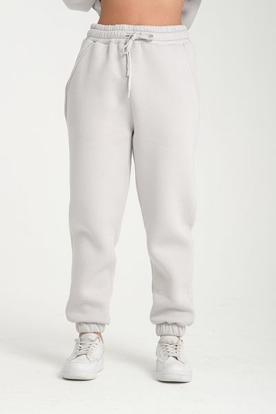 3 ROPE Unisex Basic Φούτερ με τρεις κλωστές με Fleece Γκρι