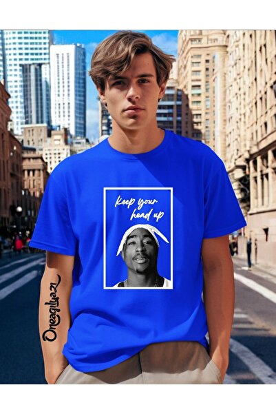 oneagılyazı Thug Life Printed Men's Oversize T-Shirt