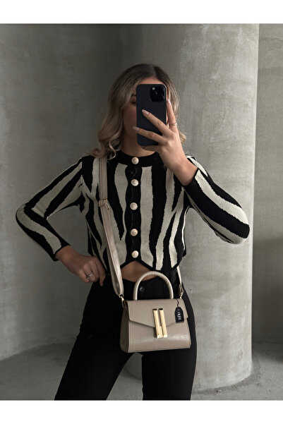 Night Geanta de mana si umar de dama Montanna Model Cream