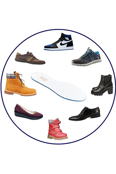 Mawrond Üstü Düz Tekstil Kumaşlı, Altı Eva Olan, Rahat, Yumuşak, Sporcu Ayakk...