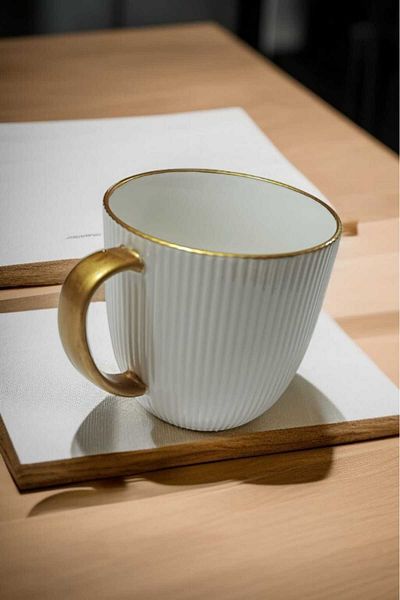 IKEA Special Production Gilded 6 Pieces Ofantlıgt Mug 310 ml