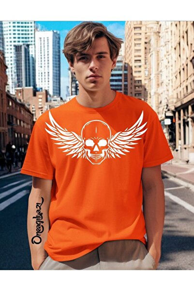 H&GHAMLEGİYİM Krilate lobanje Štampano Muško Oversize kroj T-shirt
