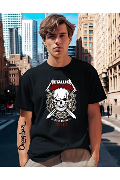 oneagılyazı Lubanja Štampano Muško Oversize kroj T-shirt