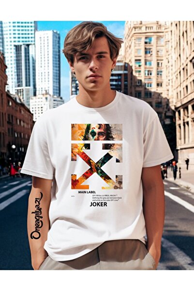 oneagılyazı Joker Printed Men's Oversize T-Shirt