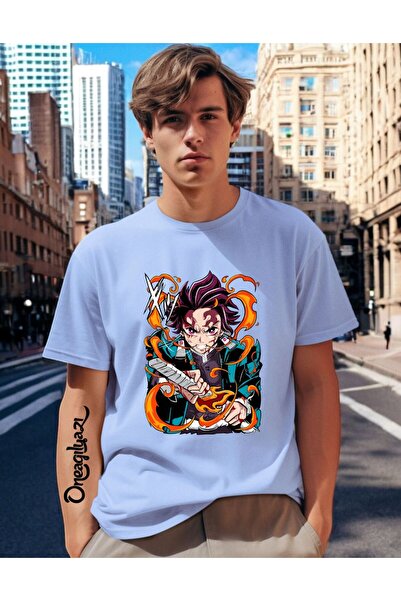 oneagılyazı Печатана мъжка тениска с голям размер