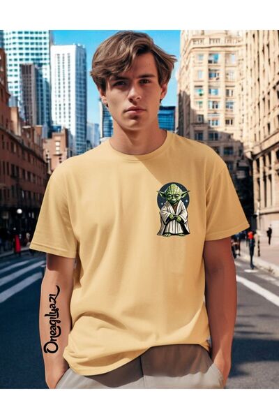 H&GHAMLEGİYİM Printed Men's Oversize T-Shirt