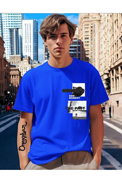 oneagılyazı Printed Men's Oversize T-Shirt