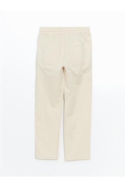 LC Waikiki LCW Kids Beli Lastikli Keten Karışımlı Erkek Çocuk Pantolon