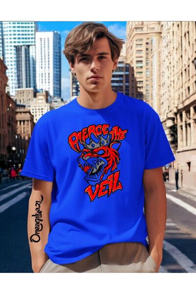 oneagılyazı Мъжка тениска с голям размер с печат „Preacher“