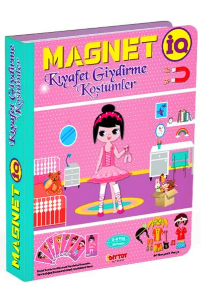 a v d a Manyetik Kıyafet Giydirme Oyunu / Mıknatıslı Tablet 3-8 Yaş