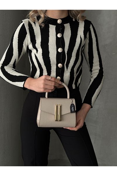 Night Γυναικεία τσάντα χεριών και ώμου Montanna Model Cream
