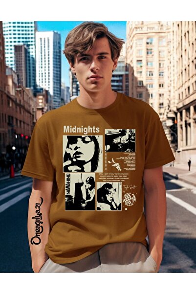 oneagılyazı Midnights Printed Men's Oversize T-Shirt