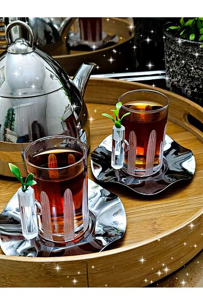 CAN طقم زجاجي مكون من 18 قطعة